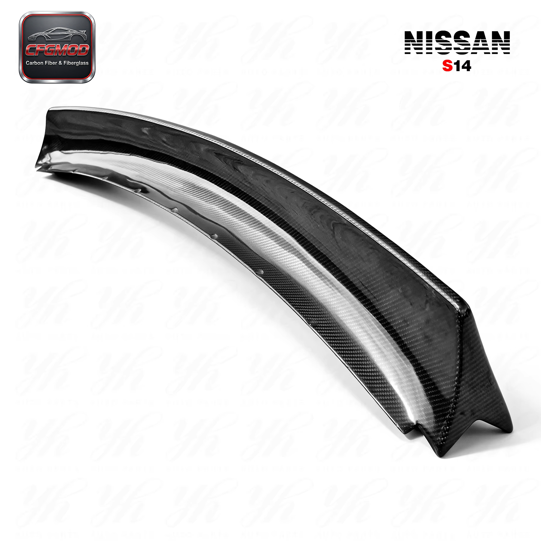 Carbon Fiber Rocket Bunny Rear Spoiler for S14 — 5