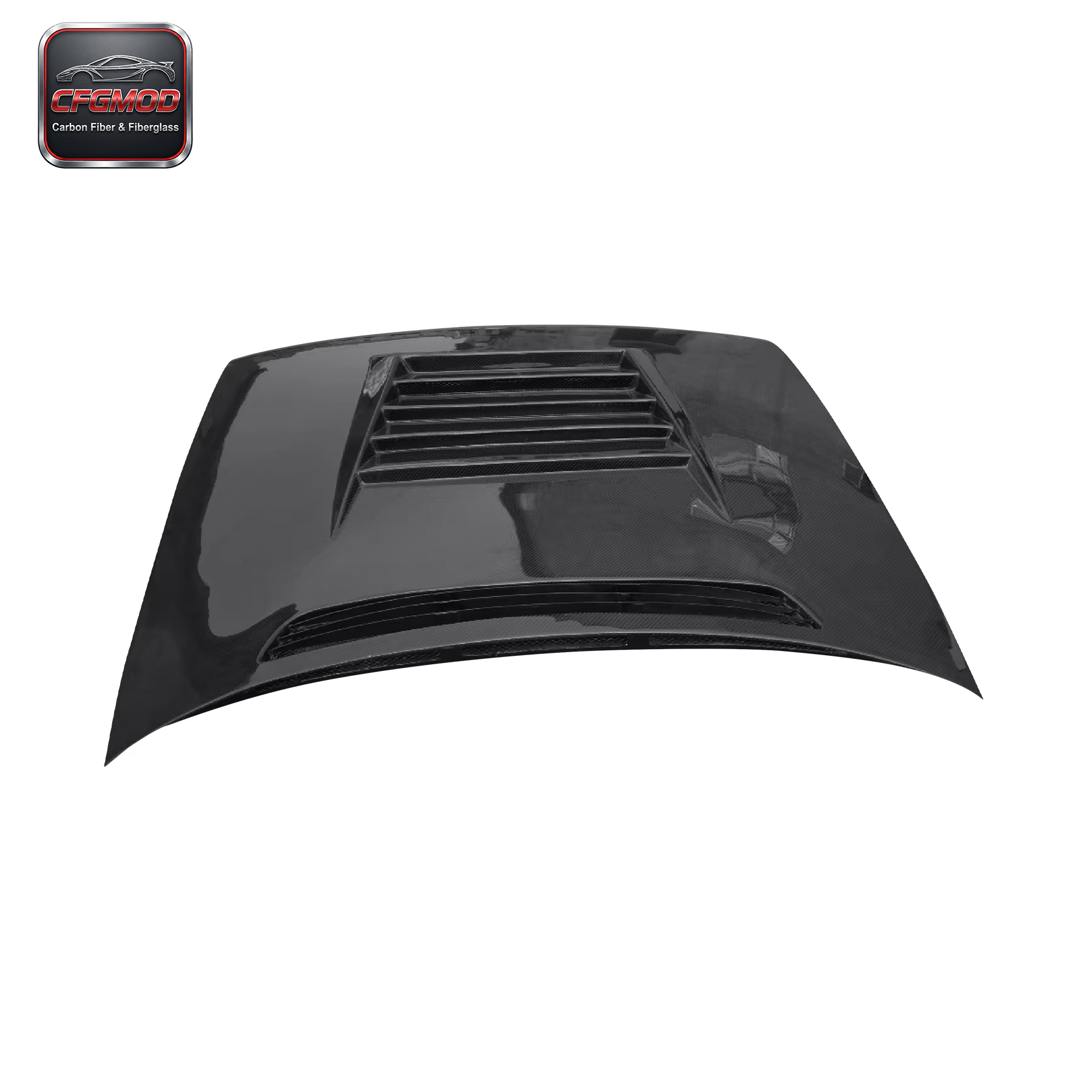 For 200SX S15 Silvia Dmax Style High Gloss 3K Twill Weave Carbon Fiber Bonnet Hood with Original Fitment — 3