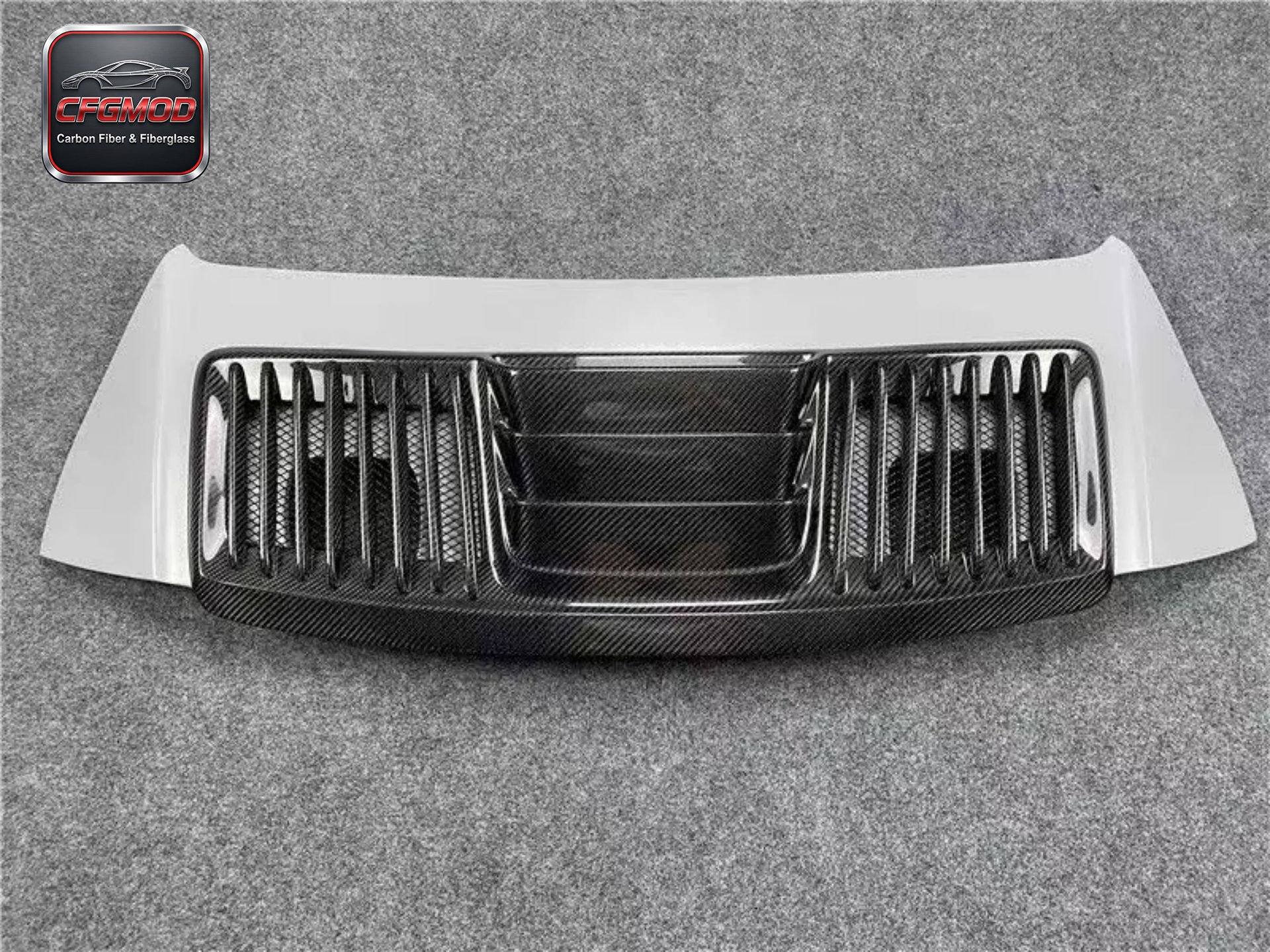 Carbon Fiber Rear Engine Grille Cover for Porsche 911 Turbo Turbos Rear Decklid Bonnet Tuning Parts — 4