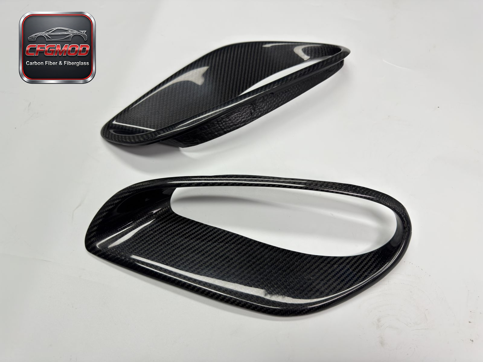 ED Style Carbon Fiber Rear Fender Vents Air Intakes for Porsche 911 991.2 Turbo TurboS Side Quarter Panel Vents Tuning Parts — 6