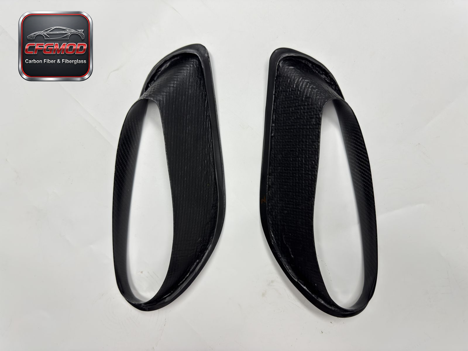 ED Style Carbon Fiber Rear Fender Vents Air Intakes for Porsche 911 991.2 Turbo TurboS Side Quarter Panel Vents Tuning Parts — 9