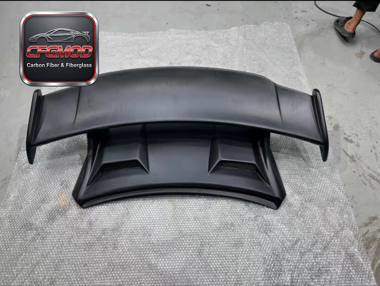 GT3 Style Carbon Fiber Rear Wing Spoiler for Porsche 987 Boxster Cayman Trunk Lip Tuning Parts — 7