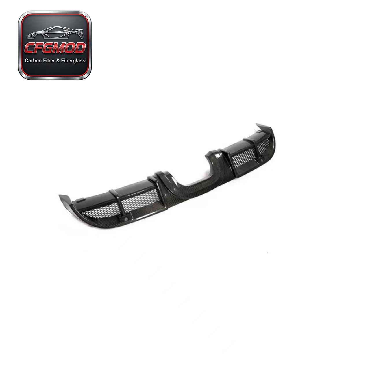 GT4 Style Dry Carbon Fiber Rear Lip Diffuser for Porsche 718 Boxster Cayman Rear Bumper Splitter Tuning Parts — 9