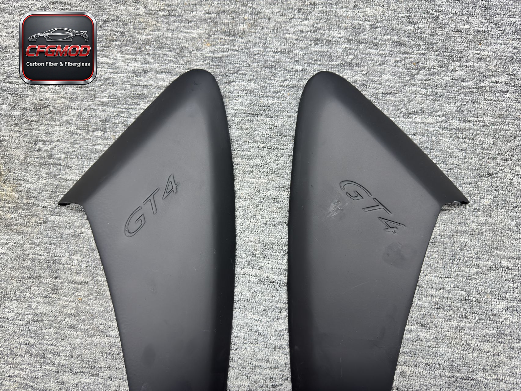 GT4 Style Carbon Fiber Rear Side Vents Air Intakes for Porsche 987 Boxster Cayman Side Quarter Panel Tuning Parts — 5