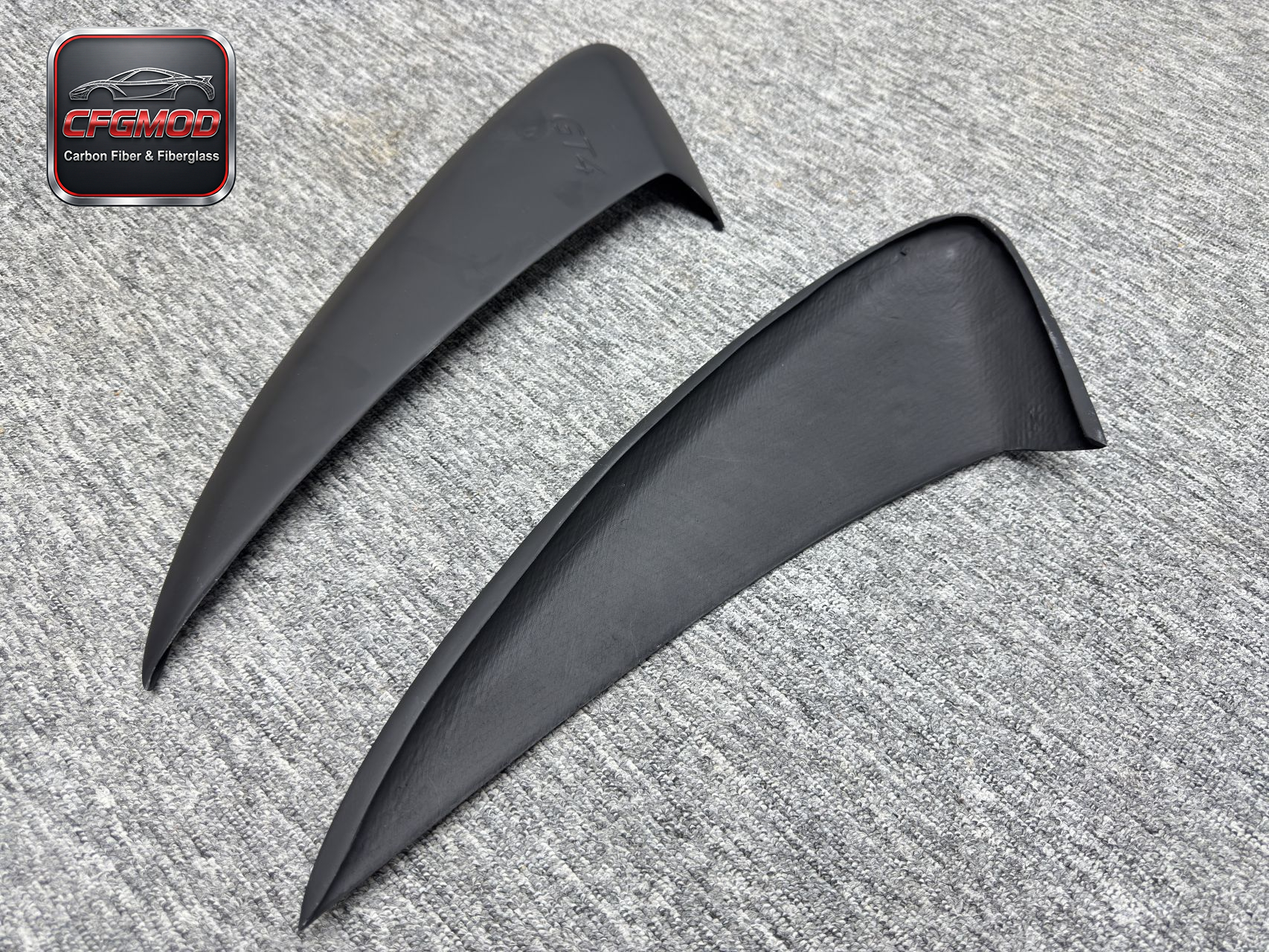 GT4 Style Carbon Fiber Rear Side Vents Air Intakes for Porsche 987 Boxster Cayman Side Quarter Panel Tuning Parts — 8