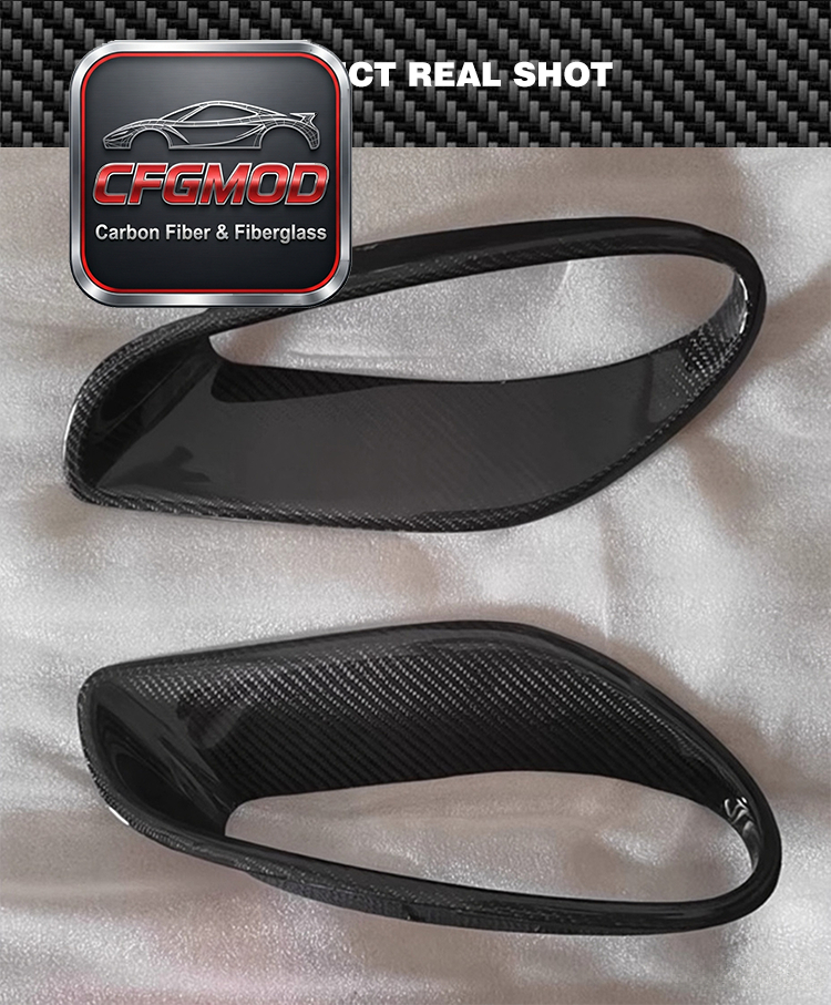 For Porsche 911 Turbo S 991.1 ED Style Carbon Fiber Side Air Intake Vents — 2