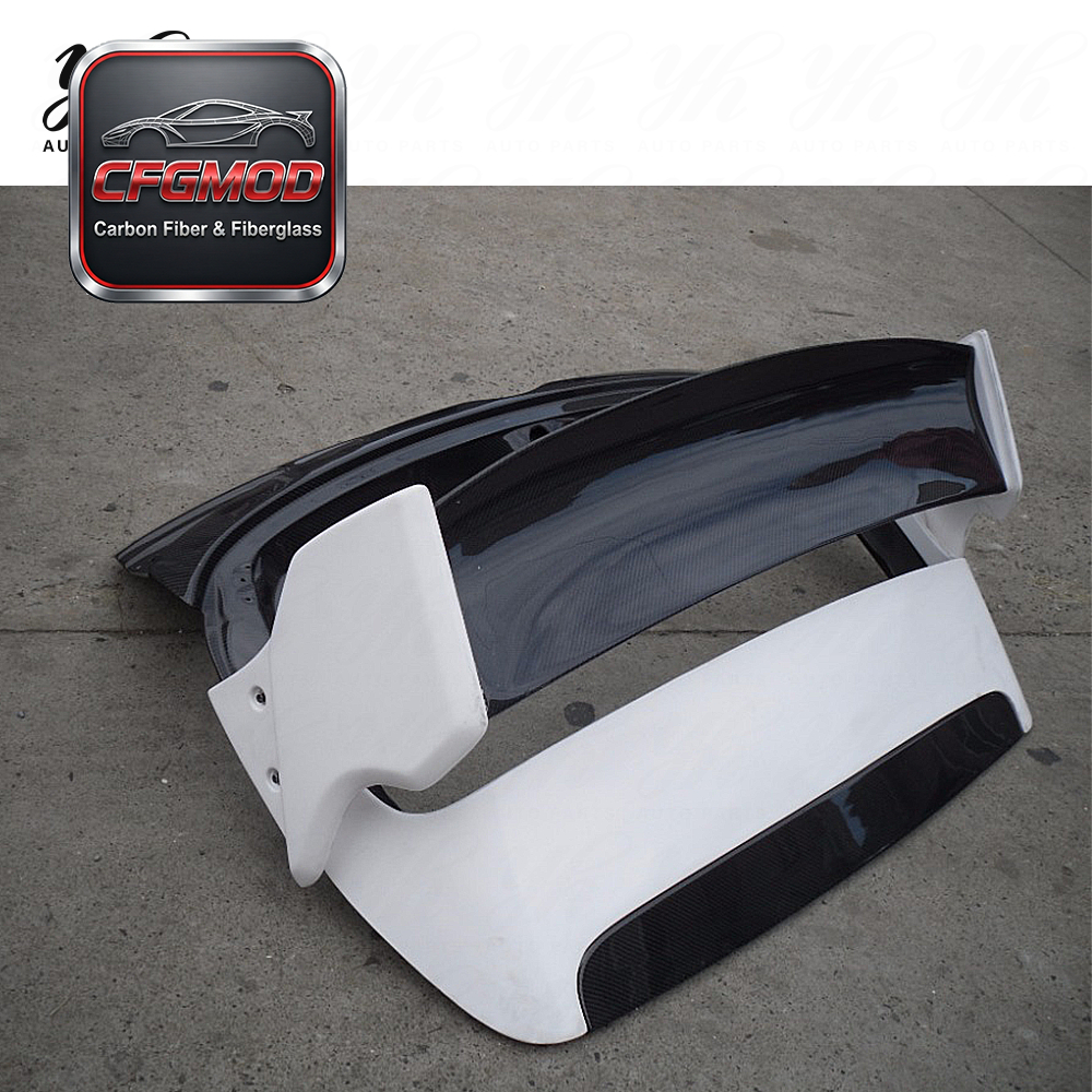 2008-2014 Impreza GRB WRX/STI VRS Style High Quality Black Rear Spoiler No Brake Light — 5