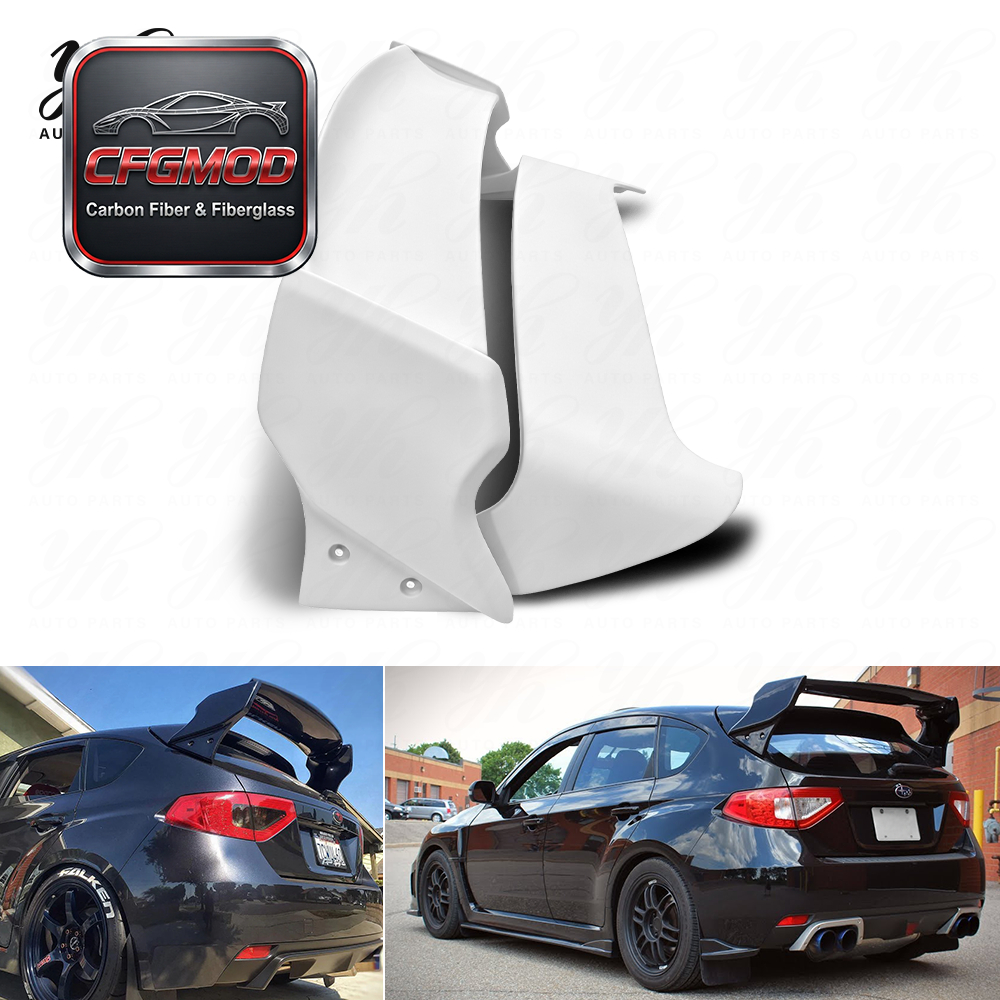 2008-2014 Impreza GRB WRX/STI VRS Style High Quality Black Rear Spoiler No Brake Light — 10