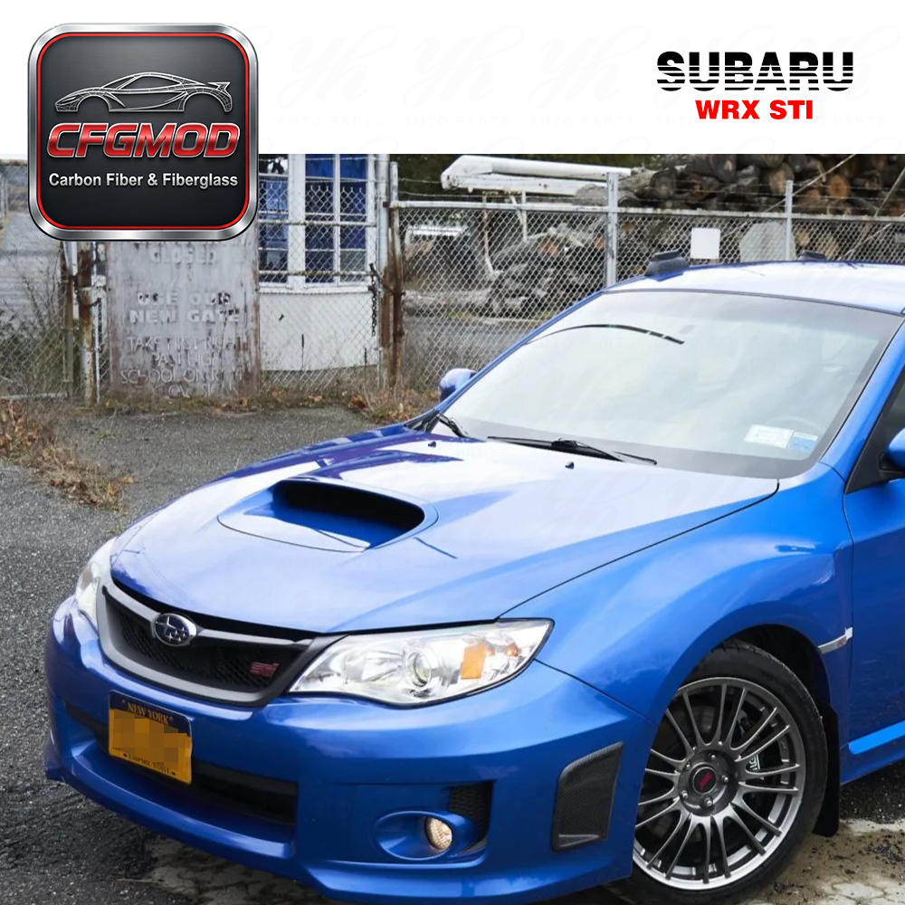 2008-2014 Impreza GRB GVB WRX/STI OEM Style Hood Scoop — 5