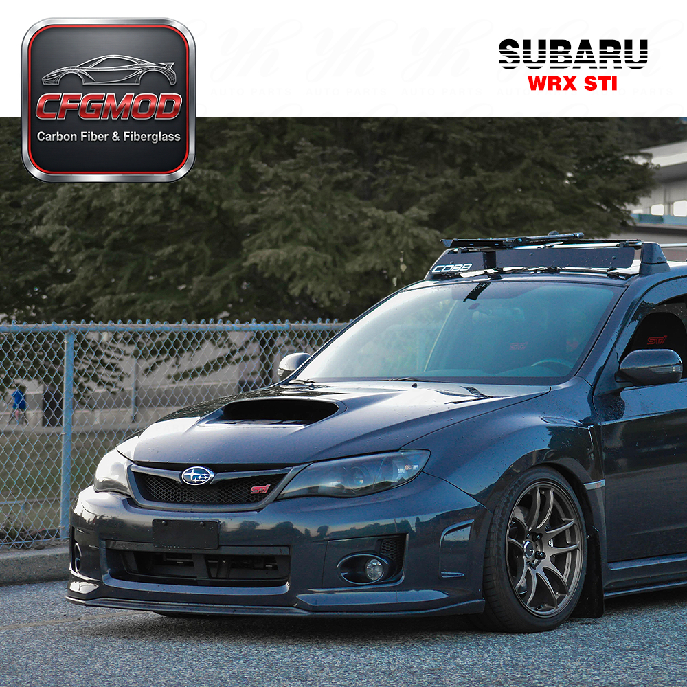 2008-2014 Impreza GRB GVB WRX/STI OEM Style Hood Scoop — 6