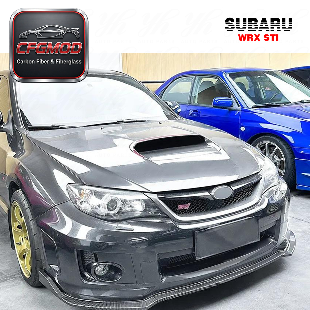 2008-2014 Impreza GRB GVB WRX/STI OEM Style Hood Scoop — 7