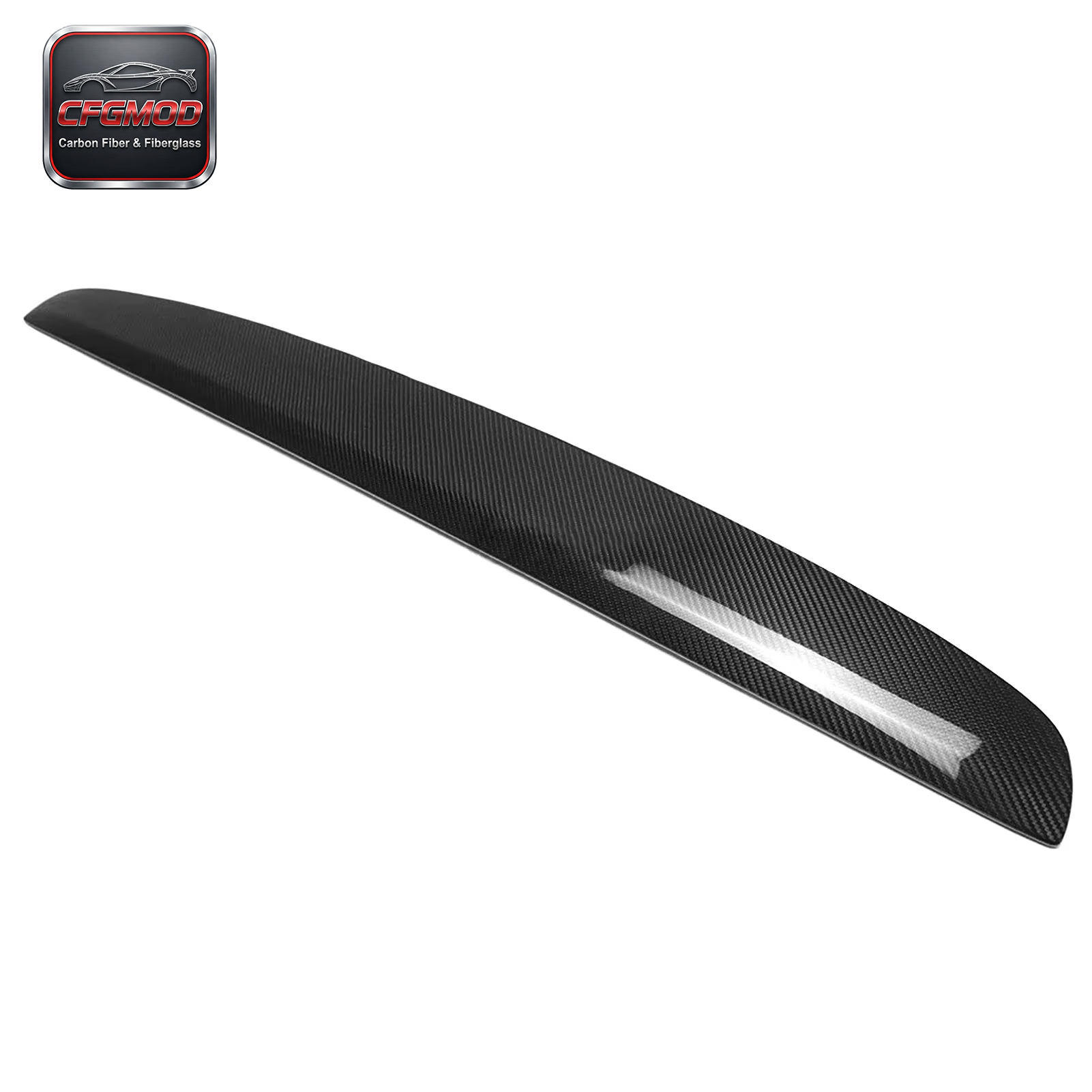 Carbon Fiber Dashboard Panel Trim Overlay for 2023-2025 Tesla Model 3 Highland — 3