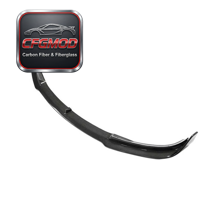 Dry Carbon Fiber V Design Front Spoiler Lip Body Kit for Tesla Model 3 2018 2019 2020 — 5