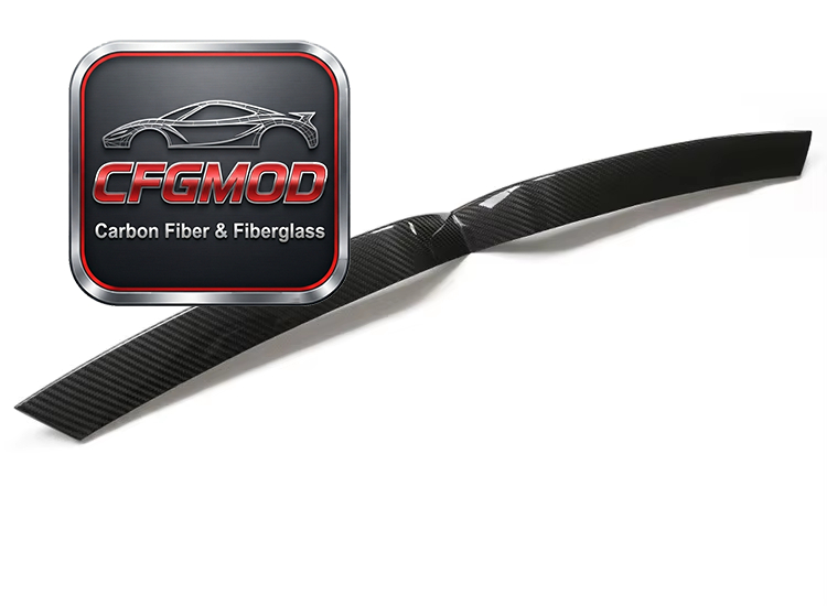 Cross-Border Exclusive Real Carbon Fiber Front Upper Grille Cover Trim for Tesla Model S — 4