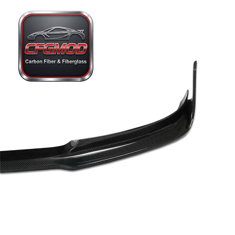 Factory Direct Carbon Fiber Front Bumper Lip Splitter for Tesla Model 3 Export Quality — 3