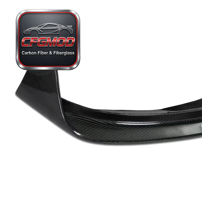 Factory Direct Carbon Fiber Front Bumper Lip Splitter for Tesla Model 3 Export Quality — 4