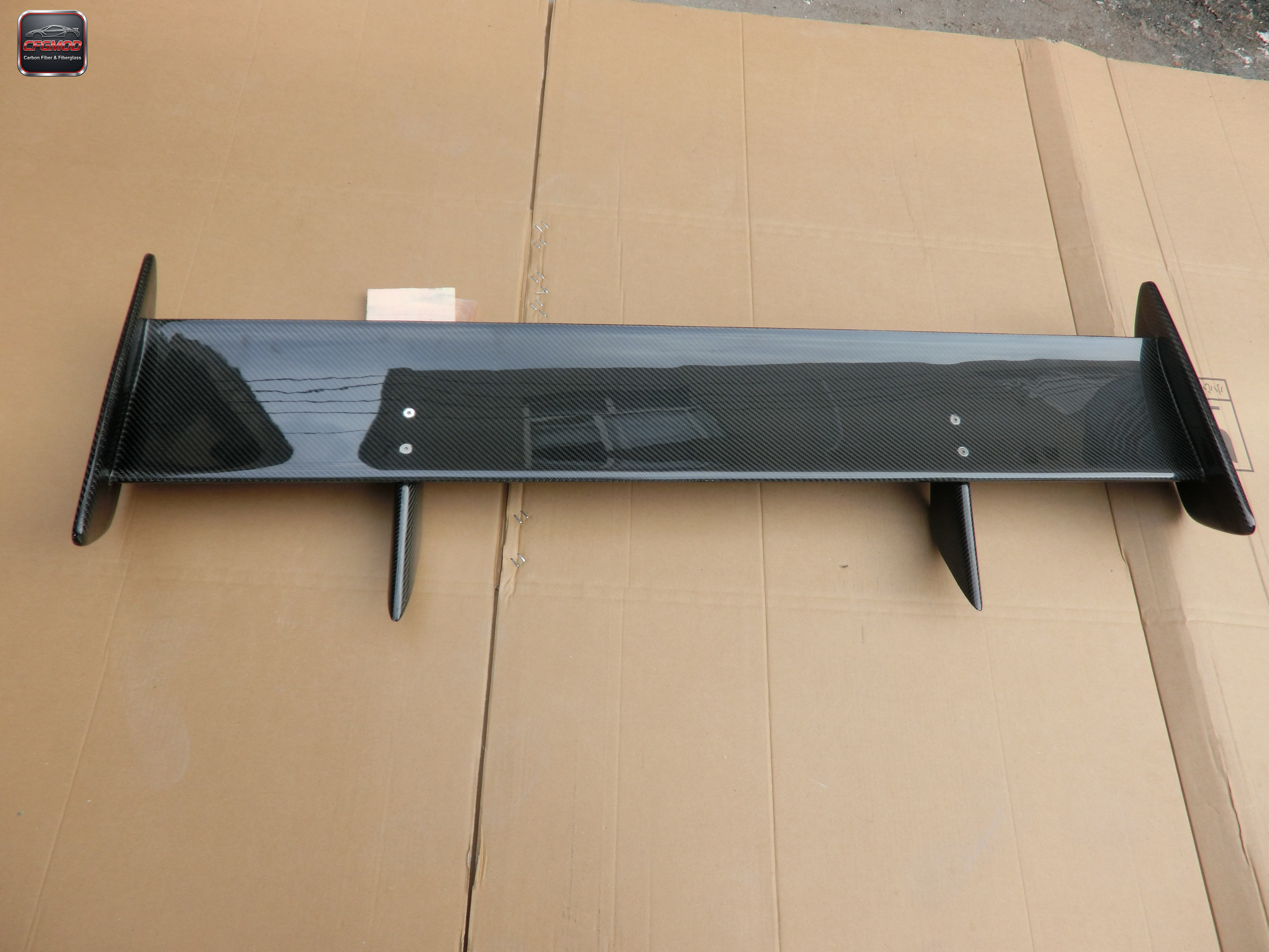 Carbon Fiber SCIROCCO R Rear Spoiler Single Deck High Gloss Finish 3k Twill Weave VW Fitment — 3